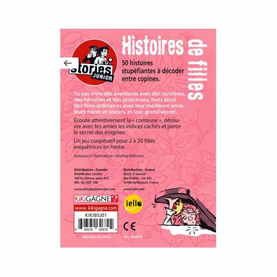 Black Stories Junior - Histoires de Filles Kikigagne ? - 2