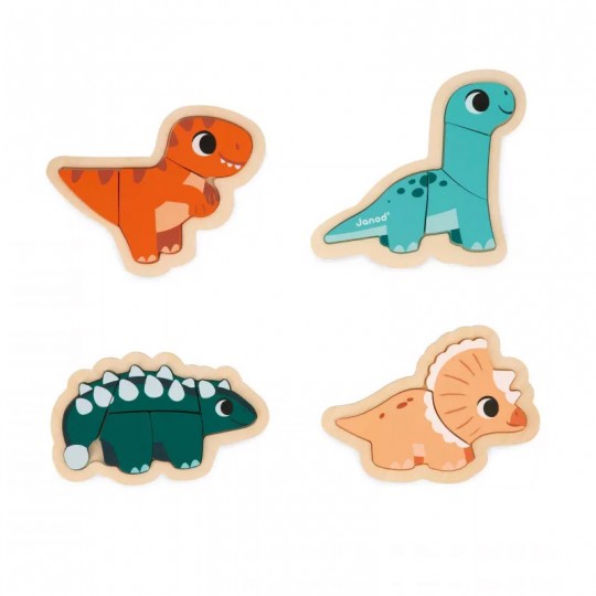 4 Puzzles Evolutifs Dino - Janod Janod - 3