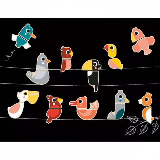 Magnets Mix And Match Oiseaux 24 pcs Janod - 3