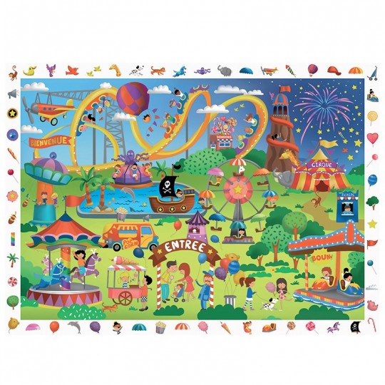 Puzzle "Cherche et trouve" 100 pcs Fête Foraine - Calypto Calypto - 2