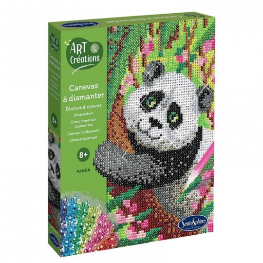 Art & Créations Canevas à diamanter Panda - Sentosphère SentoSphère - 1