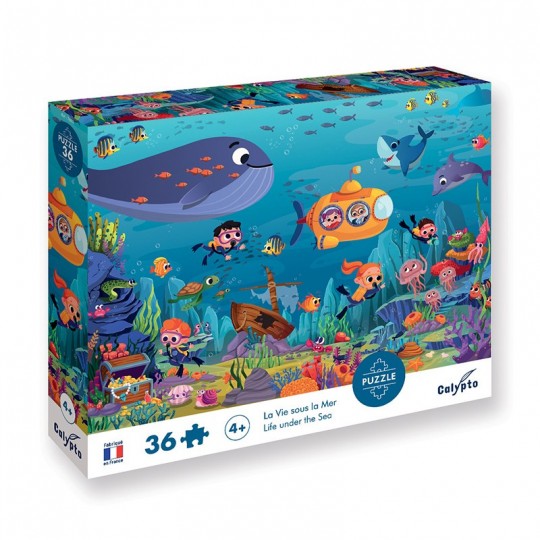 Puzzle 36 pcs La Vie sous la Mer - Calypto Calypto - 1