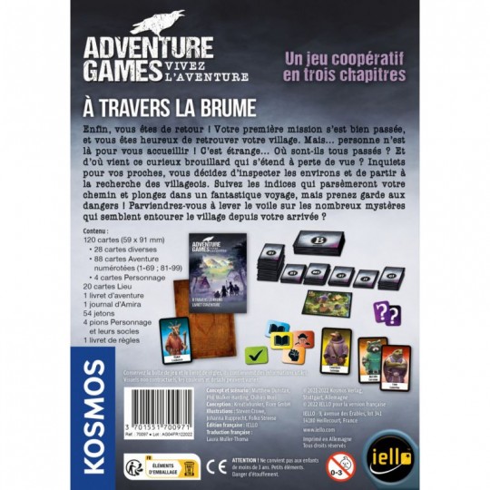 ADVENTURE GAMES - À Travers la Brume iello - 3