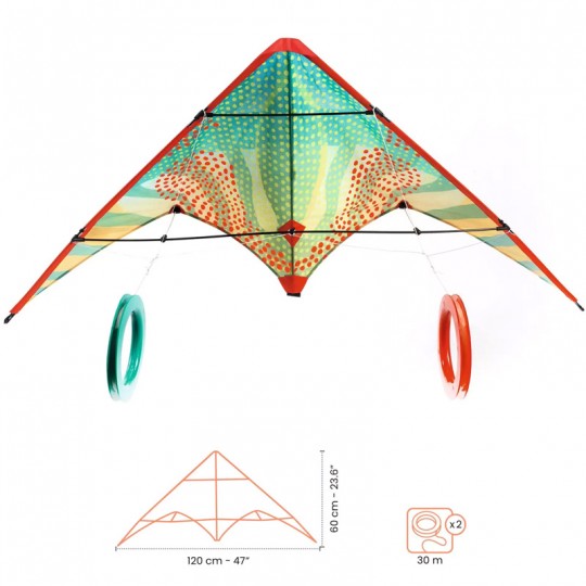 Cerf-volant Red Dots - Djeco Djeco - 2