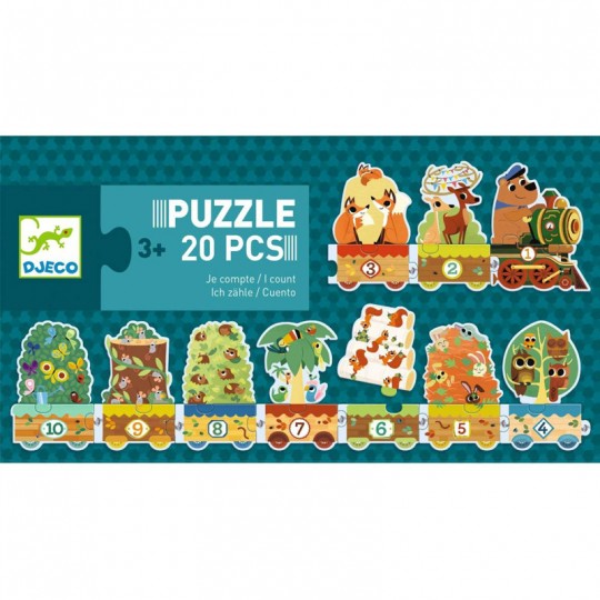 Puzzle frise Je compte 20 pcs - Djeco Djeco - 2