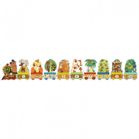 Puzzle frise Je compte 20 pcs - Djeco Djeco - 3