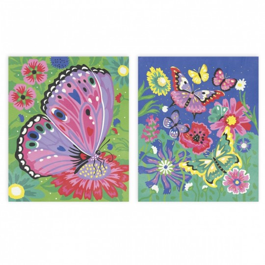Peinture au Numéro Aquarelle Papillons : Les ateliers du calme - Janod Janod - 1