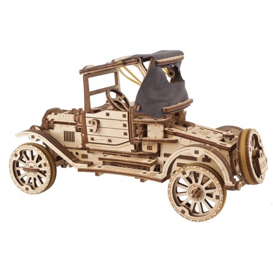 Maquette en bois voiture : Roadster VM-01, modèle mécanique