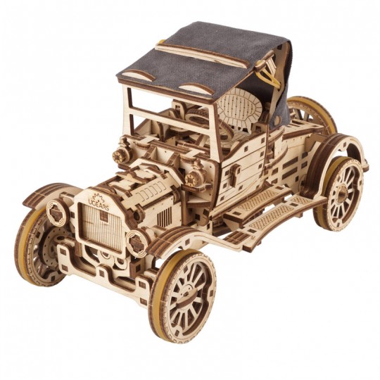 Maquette en bois voiture : Roadster VM-01, modèle mécanique