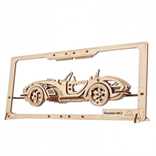 Roadster MK3 Ugears - Puzzle 2,5D en bois UGEARS - 1