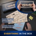 Roadster MK3 Ugears - Puzzle 2,5D en bois UGEARS - 2 Roadster MK3 Ugears - Puzzle 2,5D en bois UGEARS - 2