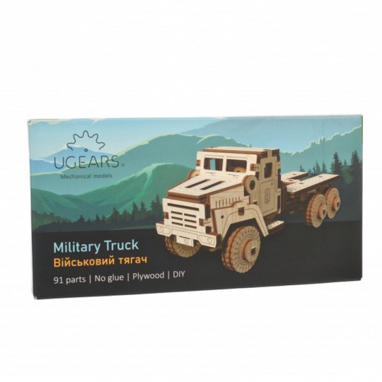 Camion militaire Ugears - Puzzle 3d en bois UGEARS - 1