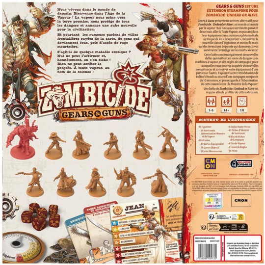 Zombicide Undead or Alive : Gear and Guns (Ext) CMON - 2