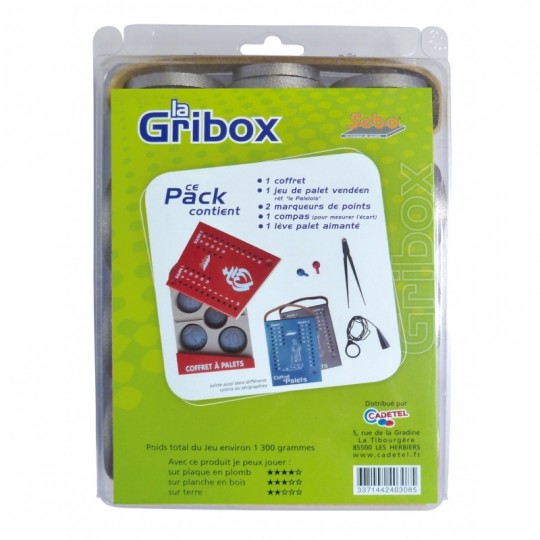 Kit Boite avec Palets en fonte Loisir Vendéens et accessoires Cadetel - 3