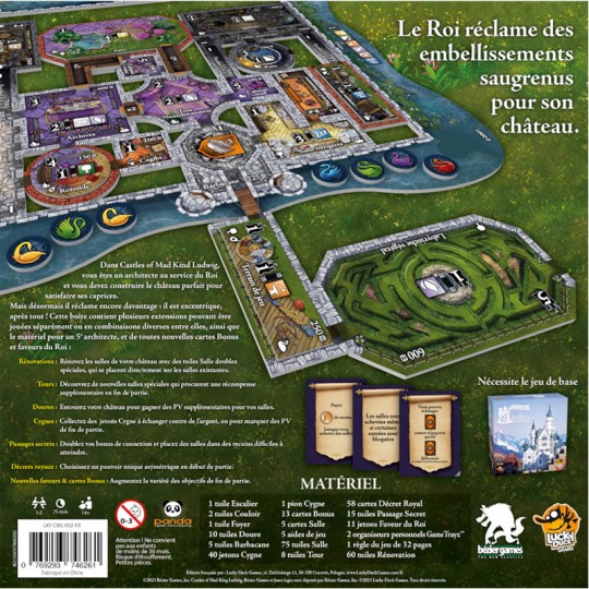 Castles of Mad King Ludwig - Extensions Lucky Duck Games - 3