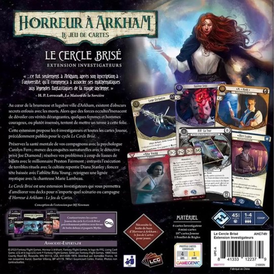 Horreur à Arkham : Le Jeu de Cartes - Le Cercle Brisé (Investigateurs) Fantasy Flight Games - 3