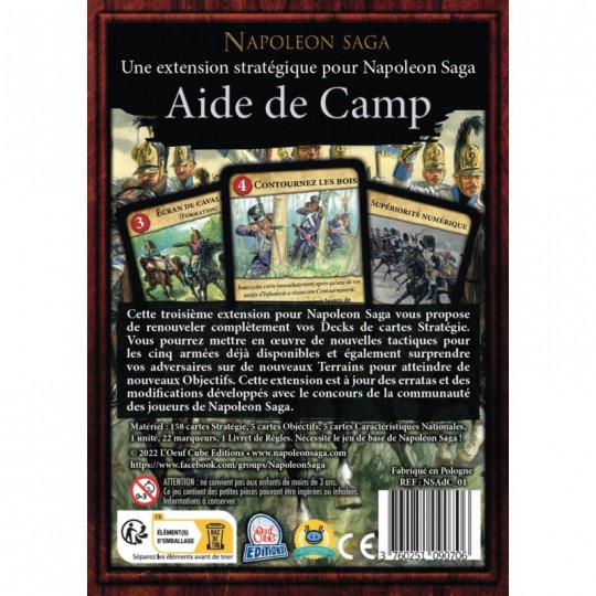 Extension Aide de Camp - Napoleon Saga Oeuf Cube Éditions - 4