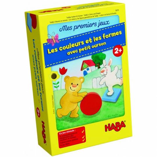 Mes premiers jeux - Les couleurs et les formes avec petit ourson Haba - 1