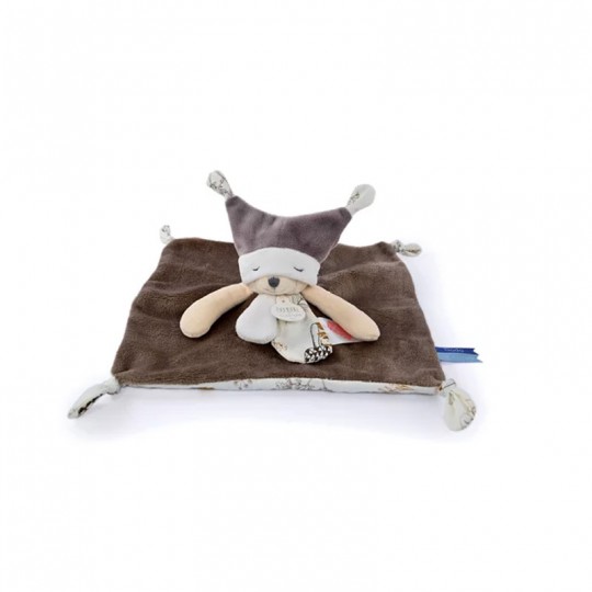 Doudou plat Ours 3 histoires Marron - Doudou et Compagnie Doudou et compagnie - 3