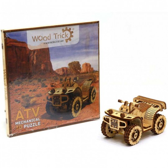 Mécanisme 3D en bois ATV 57 pcs - Wood Trick Wood Trick - 1