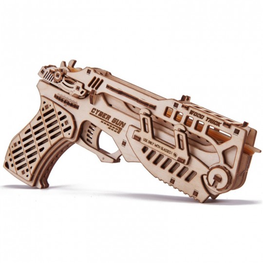 Mécanisme 3D en bois Cyber Gun 122 pcs - Wood Trick Wood Trick - 1