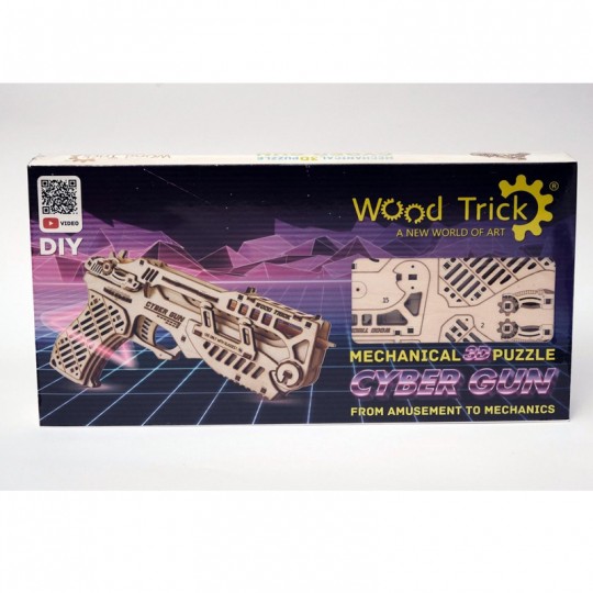 Mécanisme 3D en bois Cyber Gun 122 pcs - Wood Trick Wood Trick - 4