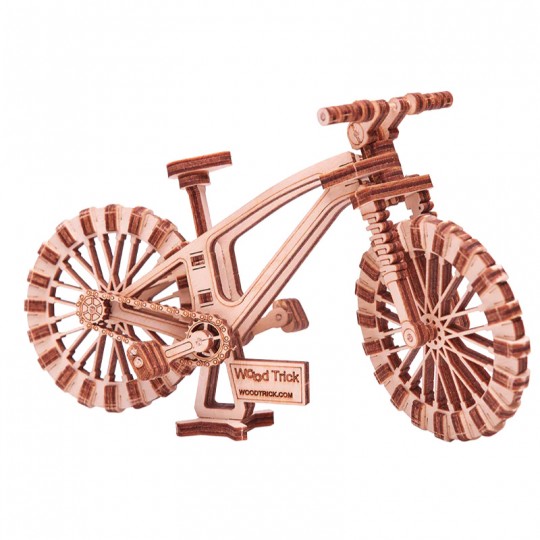 Mécanisme 3D en bois Mini vélo 14 pcs - Wood Trick Wood Trick - 1