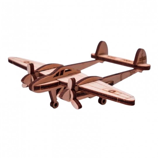 Mécanisme 3D en bois Avion éclair 15 pcs - Wood Trick Wood Trick - 1
