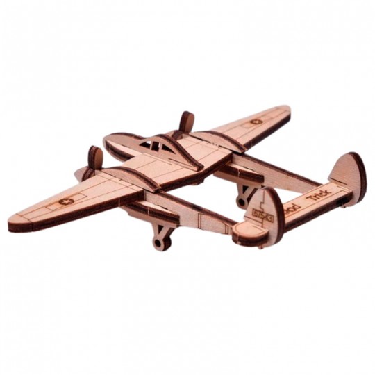 Mécanisme 3D en bois Avion éclair 15 pcs - Wood Trick Wood Trick - 2