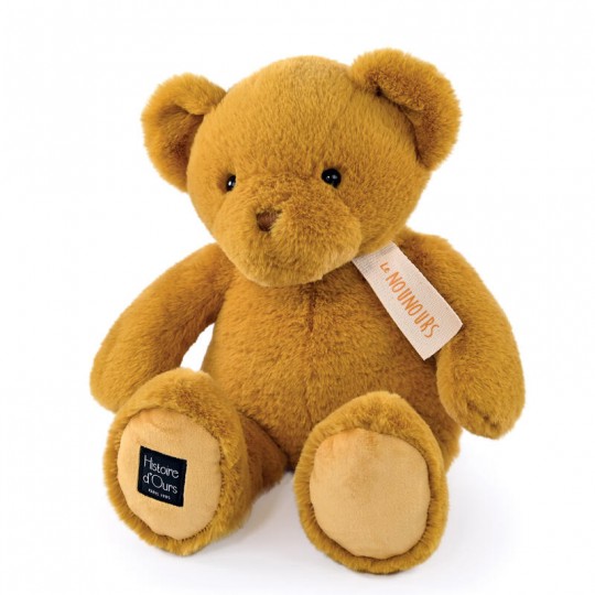 LE NOUNOURS : Ours en peluche ocre 40 cm - Histoire d'Ours Histoire d'Ours - 1