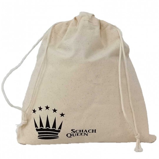 Sac en tissu officiel pour pièces d'échecs - Schach Queen Euro Schach international - 1