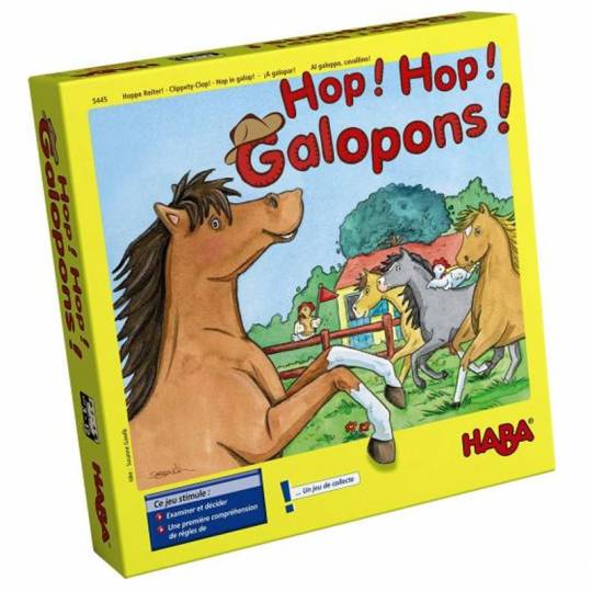 Hop ! Hop ! Galopons ! - Haba Haba - 1