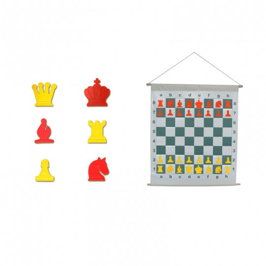 Pièces d'échecs magnétiques pour tableau de démonstration Euro Schach international - 2