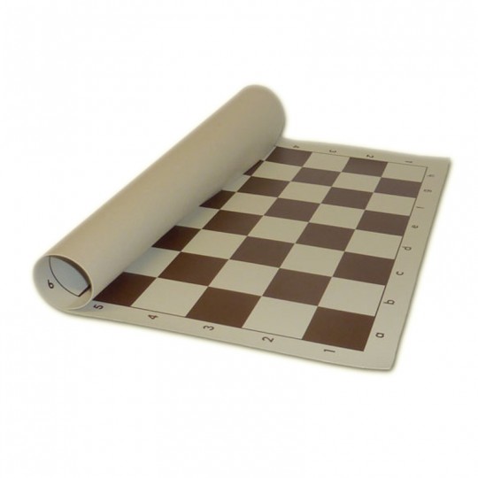 Tapis d'échecs d'apprentissage lettré et chiffré - cases 47mm Euro Schach international - 1