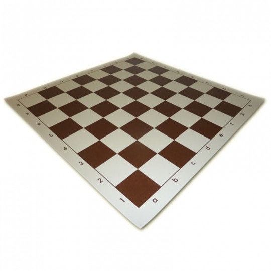 Tapis d'échecs d'apprentissage lettré et chiffré - cases 47mm Euro Schach international - 2
