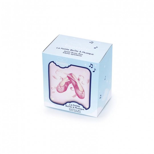 Boite à Musique Cube Phosphorescent Chaussons Ballerine Rose - Trousselier Trousselier - 3