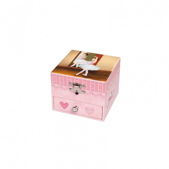 Coffret Musique Cube Danseuse en Tutu Rose Figurine Ballerine - Trousselier Trousselier - 2