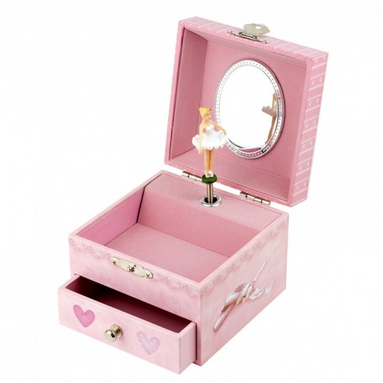 Coffret Musique Cube Danseuse en Tutu Rose Figurine Ballerine - Trousselier Trousselier - 1