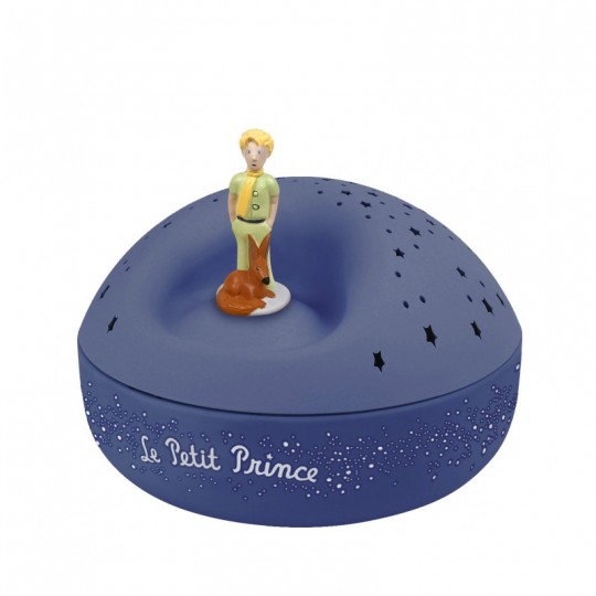 Veilleuse Projecteur d'Etoiles Musical Le Petit Prince bleu - Trousselier Trousselier - 1