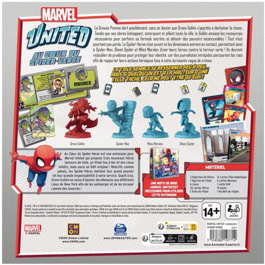 Marvel United : Au cœur du Spider-Verse - Boutique BCD JEUX
