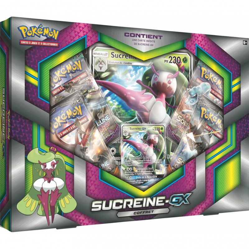 Boite de Pokémon : Coffret Soleil et Lune 3.5 - Sucreine-GX