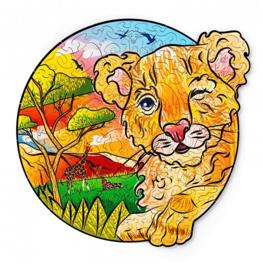 Puzzle en bois Petit Lion 112 pcs - Wood Trick Wood Trick - 2