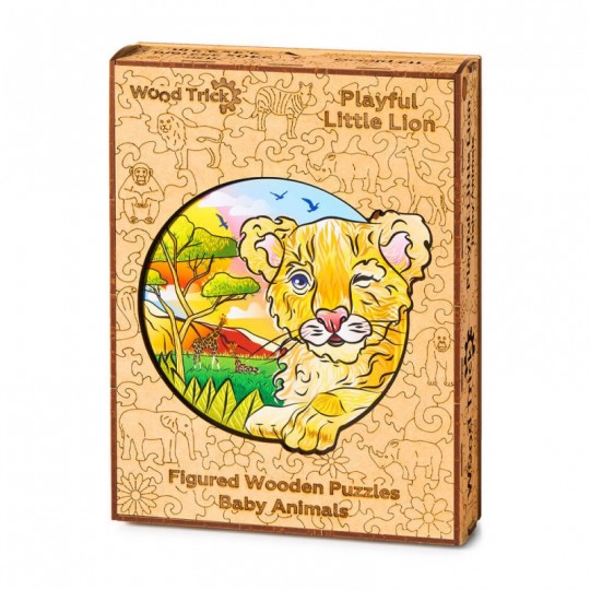 Puzzle en bois Petit Lion 112 pcs - Wood Trick Wood Trick - 1