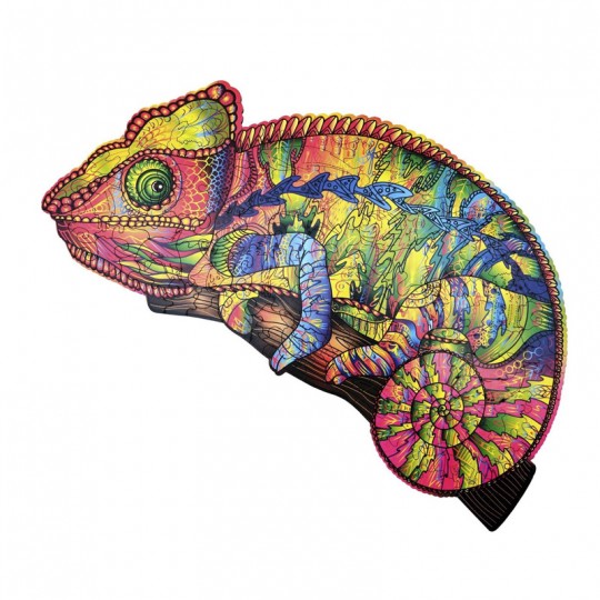 Puzzle en bois Caméléon coloré 143 pcs - Wood Trick Wood Trick - 2