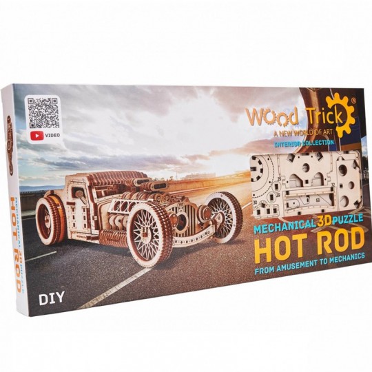 Mécanisme 3D en bois Voiture apocalyptique 280 pcs - Wood Trick Wood Trick - 3