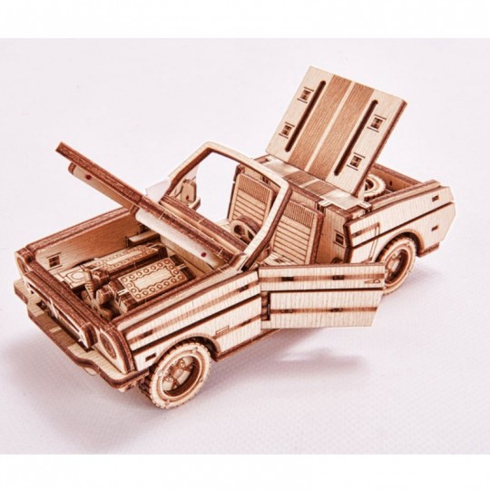 Mécanisme 3D en bois Cabriolet 110 pcs - Wood Trick Wood Trick - 1