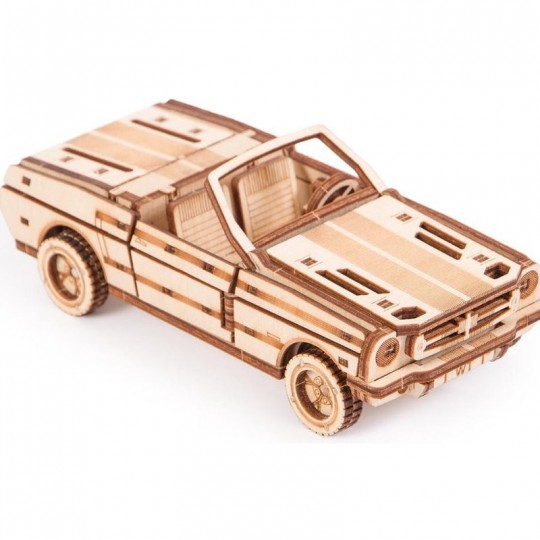 Mécanisme 3D en bois Cabriolet 110 pcs - Wood Trick Wood Trick - 2