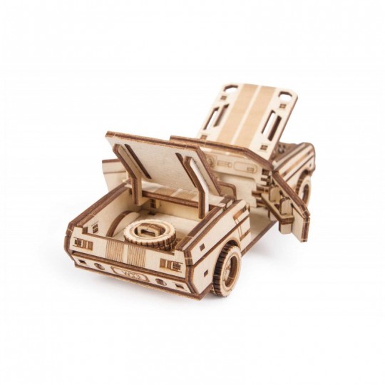 Mécanisme 3D en bois Cabriolet 110 pcs - Wood Trick Wood Trick - 3