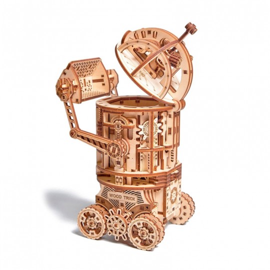 Mécanisme 3D en bois Junk Robot spatial électrique (avec détecteur de mouvement) 306 pcs - Wood Trick Wood Trick - 1