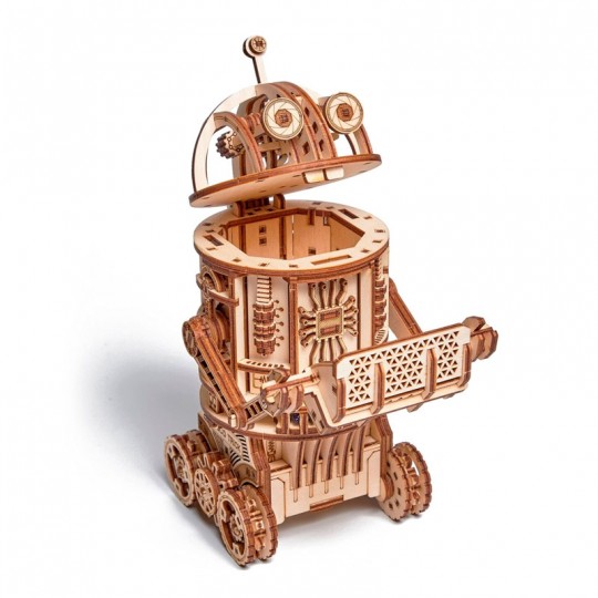 Mécanisme 3D en bois Junk Robot spatial électrique (avec détecteur de mouvement) 306 pcs - Wood Trick Wood Trick - 2